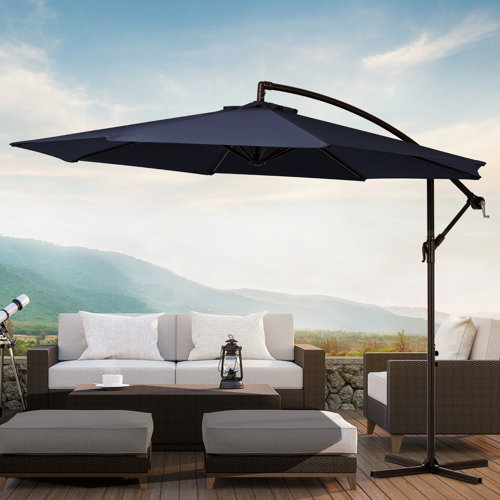 Haque 10' Cantilever Umbrella Outdoor Patio Offset Umbrella